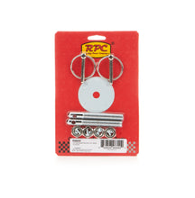 Load image into Gallery viewer, RACING POWER CO-PACKAGED R9669 - 1/4in Flip-Over Pin With 1/2in Hood Stud Set image