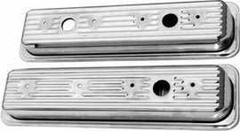 RACING POWER CO-PACKAGED R9702 - Chrome 87-Up Chevy 5.0L -5.7L OEM Valve Covers image