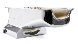 RACING POWER CO-PACKAGED R9725 - 55-79 SBC Steel Drag Race Oil Pan Chrome image
