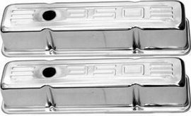 RACING POWER CO-PACKAGED R9841 - SB Chevy 283-350 Tall Va lve Cover Pair image