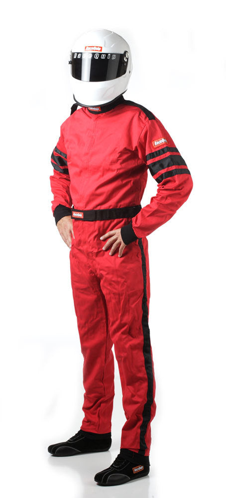 RACEQUIP 110013 - Red Suit Single Layer Medium image