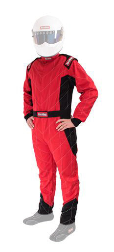 RACEQUIP 130914 - Suit Chevron Red Medium Tall SFI-1 image