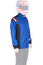 Load image into Gallery viewer, RACEQUIP 131923 - Jacket Chevron Blue Medium SFI-1 image