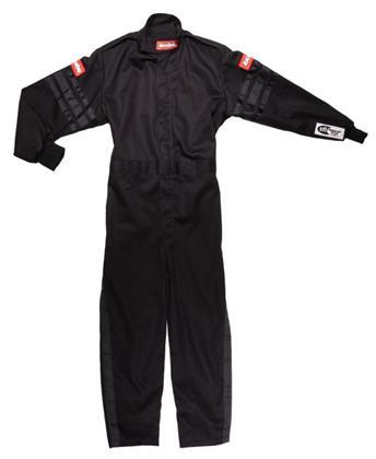 RACEQUIP 1959991 - Black Suit Single Layer Kids X-Small Black Trim image