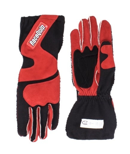 RACEQUIP 356107 - Gloves Outseam Black/Red XX-Large SFI-5 image