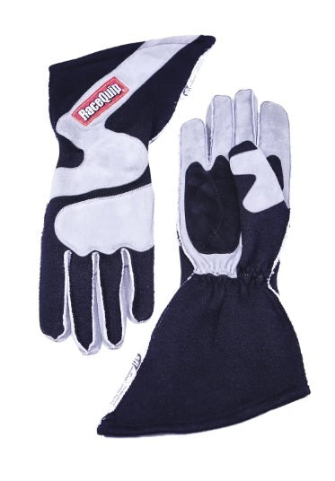 RACEQUIP 359606 - Gloves Outseam Black/ Gray X-Large SFI-5 image