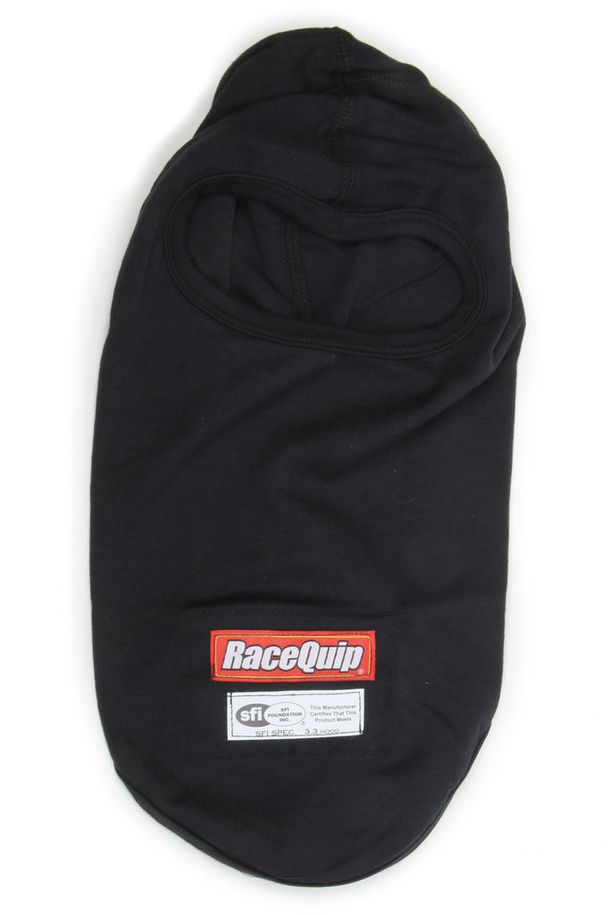 RACEQUIP 433991 - Headsock FR Black Single Layer SFI 3.3 image