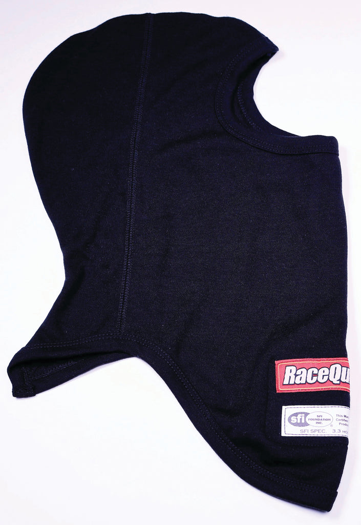 RACEQUIP 433992 - Headsock FR Black Double Layer SFI 3.3 image