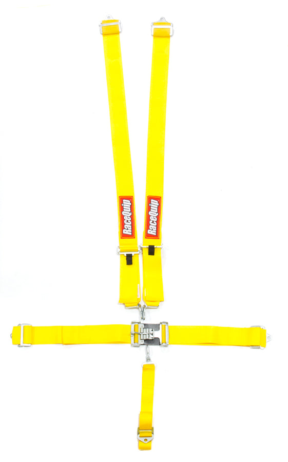 RACEQUIP 711031 - 5pt Harness Set L&L Yellow SFI image