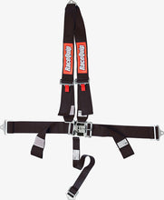 Load image into Gallery viewer, RACEQUIP 713003 - 4pt Harness Set V-Type L&amp;L Black image