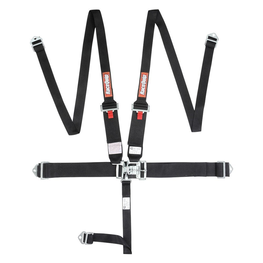 RACEQUIP 717007 - Harness 5pt HNR L&L Black image