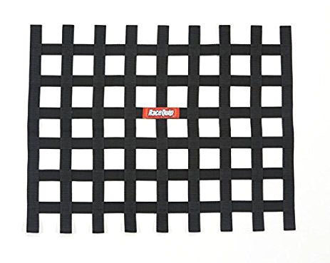 RACEQUIP 721005 - Ribbon Window Net Black Non-SFI image