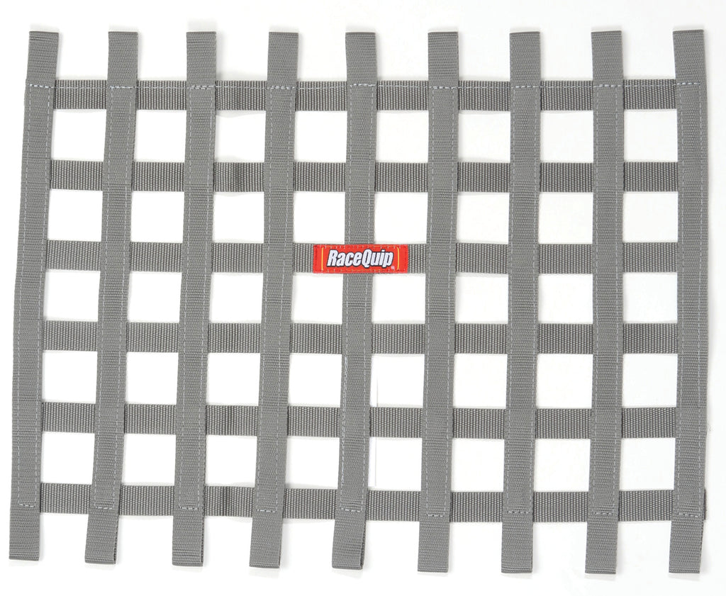 RACEQUIP 721065 - Ribbon Window Net Platinum Non-SFI 18 x 24 image