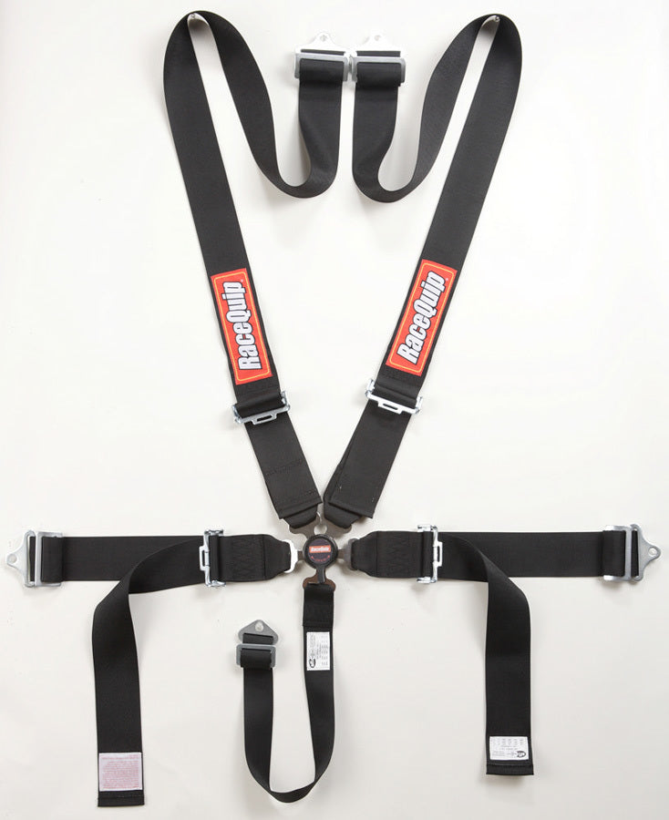 RACEQUIP 741001 - 5pt Harness Camlock SFI Sportsman Black image