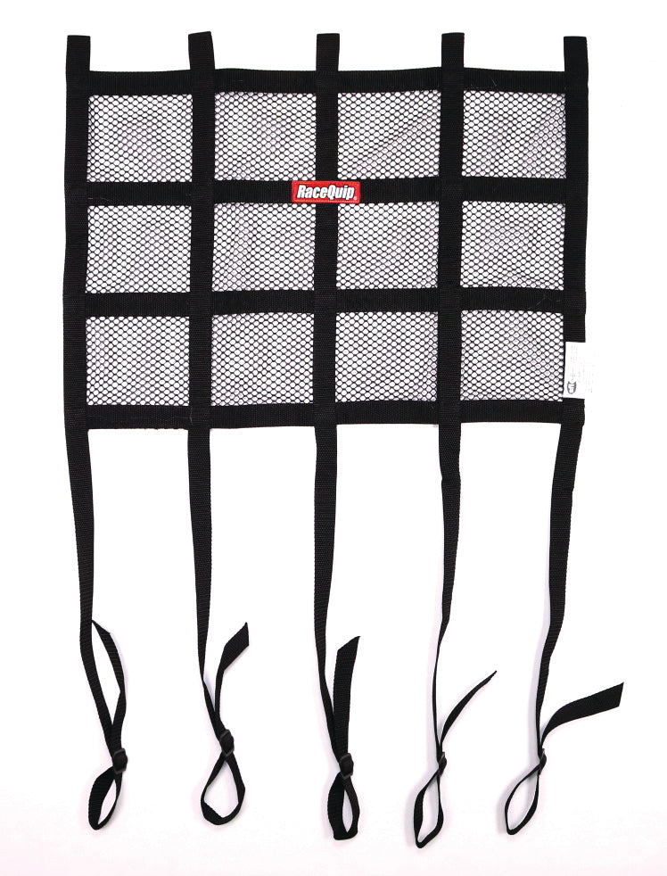 RACEQUIP 822003 - Window Net Mesh Black SFI Hybrid Adj. Strap image