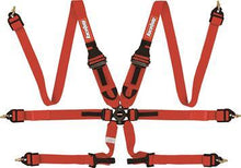 Load image into Gallery viewer, RACEQUIP 855015 - 6pt Harness Camlock P/D HNR Red FIA image