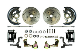 RIGHT STUFF DETAILING AFXWK01CS - Disc Brake Conv. Drill/ Slot Blk PC & SS Hoses image