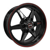 93 Truck Star Gloss Blac k  17x7 6x5.50BC 4.00BS