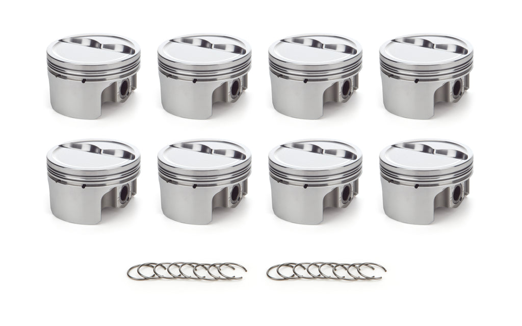 RACE TEC PISTONS 1000130 - SBC Dished Piston Set 4.040 Bore -12.3cc image
