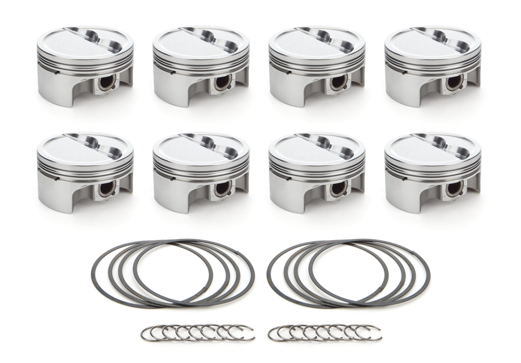 RACE TEC PISTONS 1000135 - SBC Dished Piston Set 4.040 Bore -12.3cc image