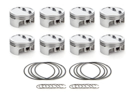 RACE TEC PISTONS 1000135 - SBC Dished Piston Set 4.040 Bore -12.3cc image