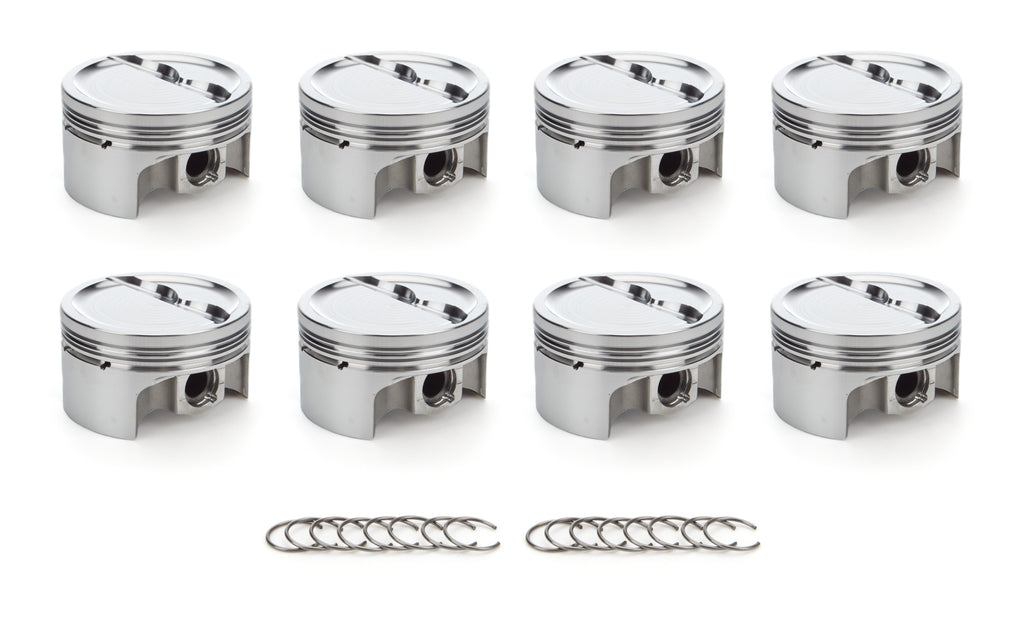 RACE TEC PISTONS 1000145 - SBC Dished Piston Set 4.030 Bore -18.9cc image