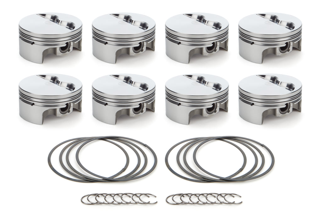 RACE TEC PISTONS 1000190 - SBC FT Piston Set 4.125 Bore - 5cc image