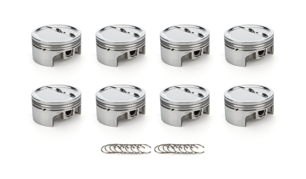 RACE TEC PISTONS 1000201 - SBC Dished Piston Set 4.155 Bore -23.4cc image