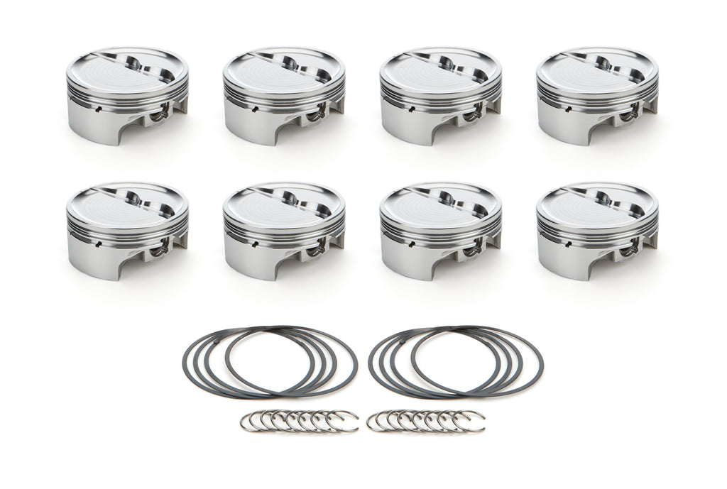 RACE TEC PISTONS 1000216 - SBC Dished Piston Set 4.155 Bore -25.5cc image
