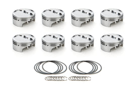 RACE TEC PISTONS 1000216 - SBC Dished Piston Set 4.155 Bore -25.5cc image