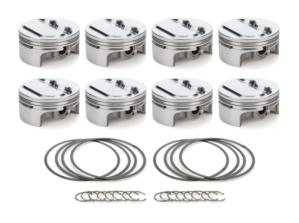 RACE TEC PISTONS 1000232 - SBC Dome Piston Set 4.155 Bore +3.8cc image