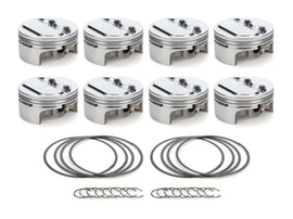 RACE TEC PISTONS 1000232 - SBC Dome Piston Set 4.155 Bore +3.8cc image