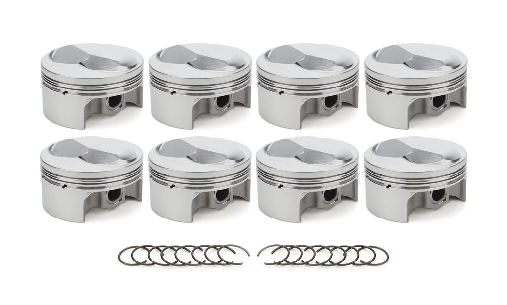 RACE TEC PISTONS 1000299 - BBC Dome Piston Set 4.500 Bore +19.4cc image