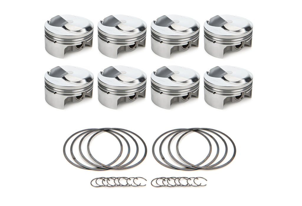 RACE TEC PISTONS 1000307 - BBC Dome Piston Set 4.280 Bore +22.7cc image