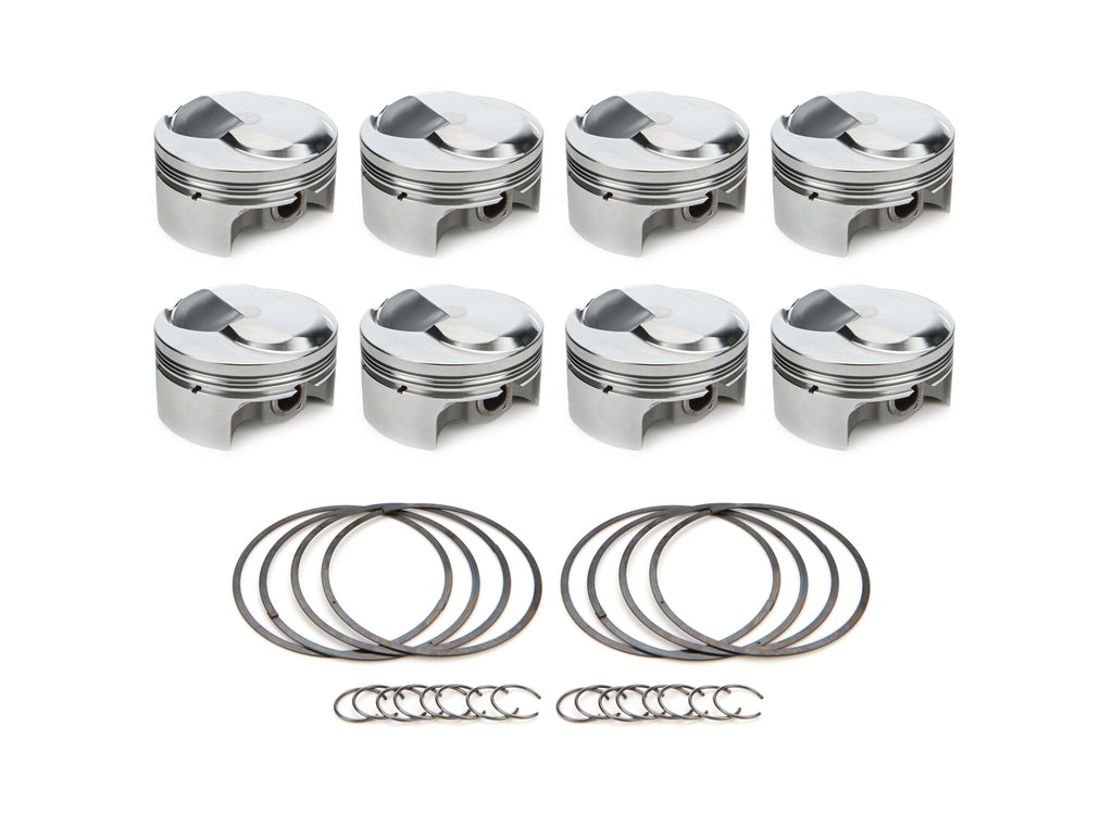 RACE TEC PISTONS 1000308 - BBC Dome Piston Set 4.310 Bore +21.2cc image