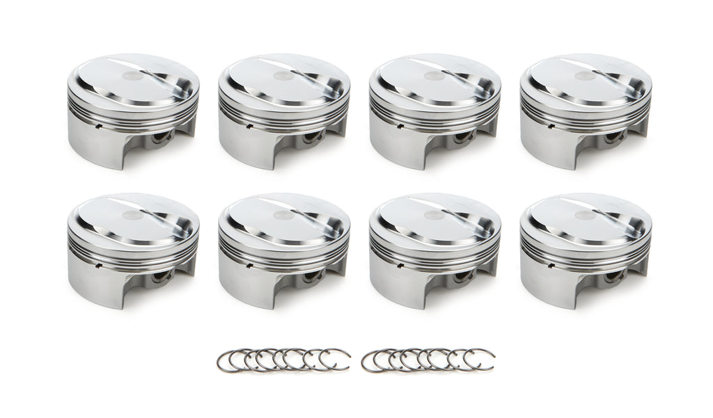RACE TEC PISTONS 1000311 - BBC Dome Piston Set 4.500 Bore +12.6cc image