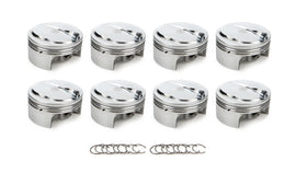 RACE TEC PISTONS 1000311 - BBC Dome Piston Set 4.500 Bore +12.6cc image