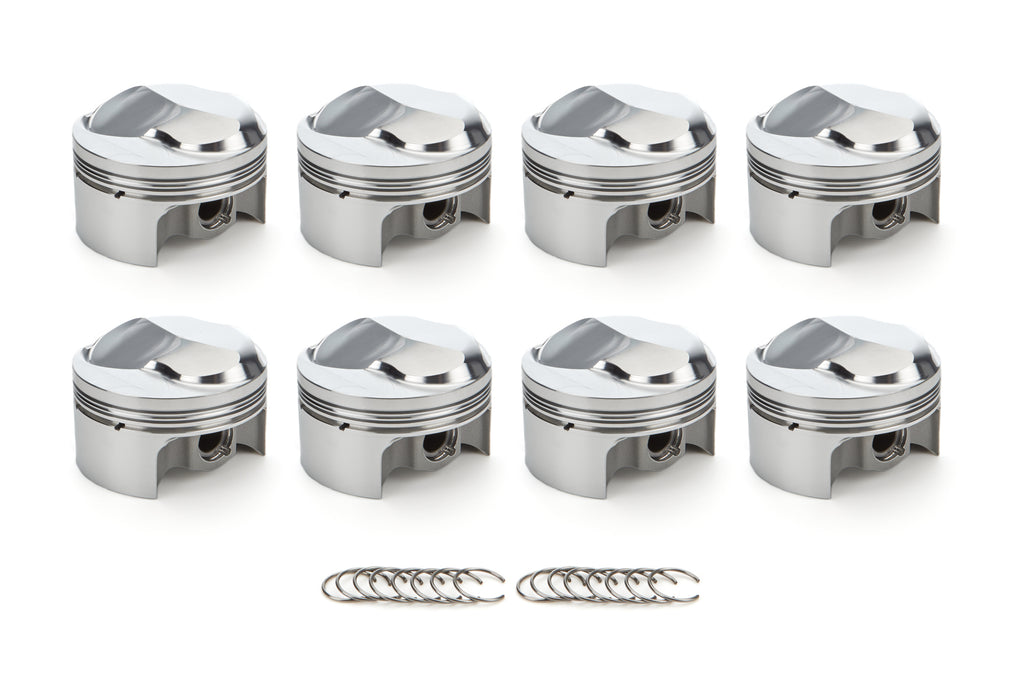 RACE TEC PISTONS 1000325 - BBC Dome Piston Set 4.310 Bore +45cc image