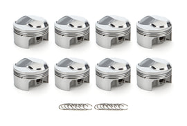 RACE TEC PISTONS 1000325 - BBC Dome Piston Set 4.310 Bore +45cc image