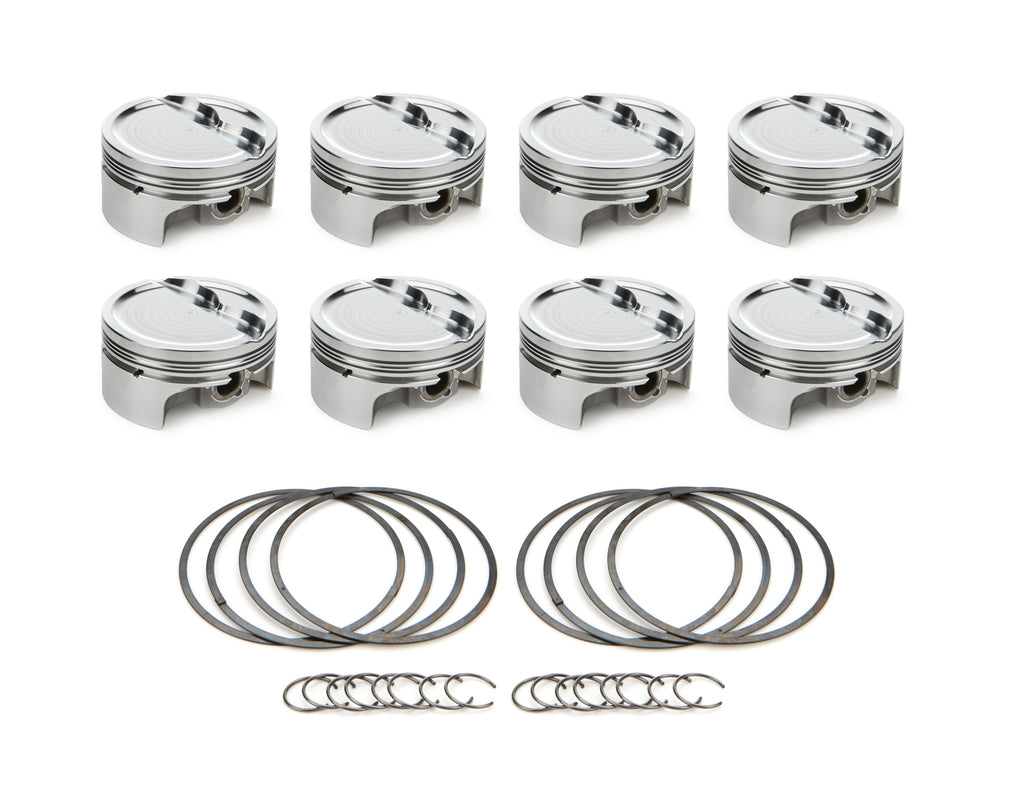 RACE TEC PISTONS 1000383 - SBF Dished Piston Set 4.040 Bore -16.5cc image
