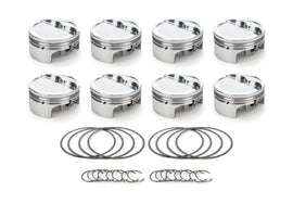 RACE TEC PISTONS 1000385 - SBF Dished Piston Set 4.125 Bore -19.7cc image