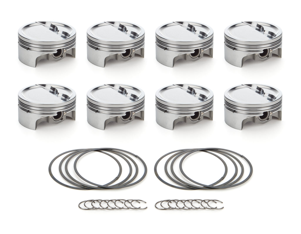 RACE TEC PISTONS 1000393 - SBF Dished Piston Set 4.125 Bore -23.8cc image
