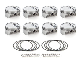 RACE TEC PISTONS 1000393 - SBF Dished Piston Set 4.125 Bore -23.8cc image