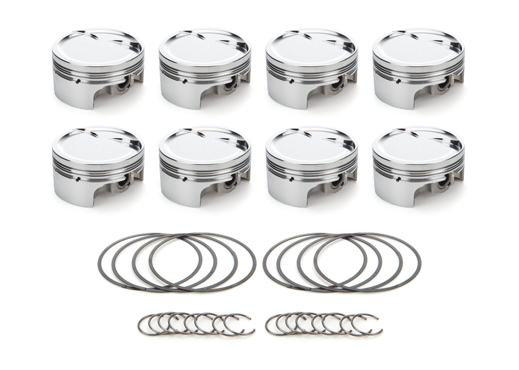 RACE TEC PISTONS 1000403 - SBF Dish Piston Set w/TW 4.030 Bore -16cc image