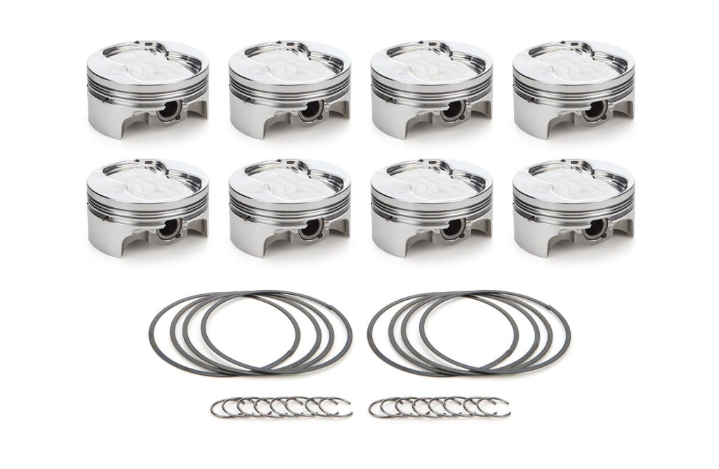 RACE TEC PISTONS 1000410 - SBF Dish Piston Set w/TW 4.030 Bore -20cc image