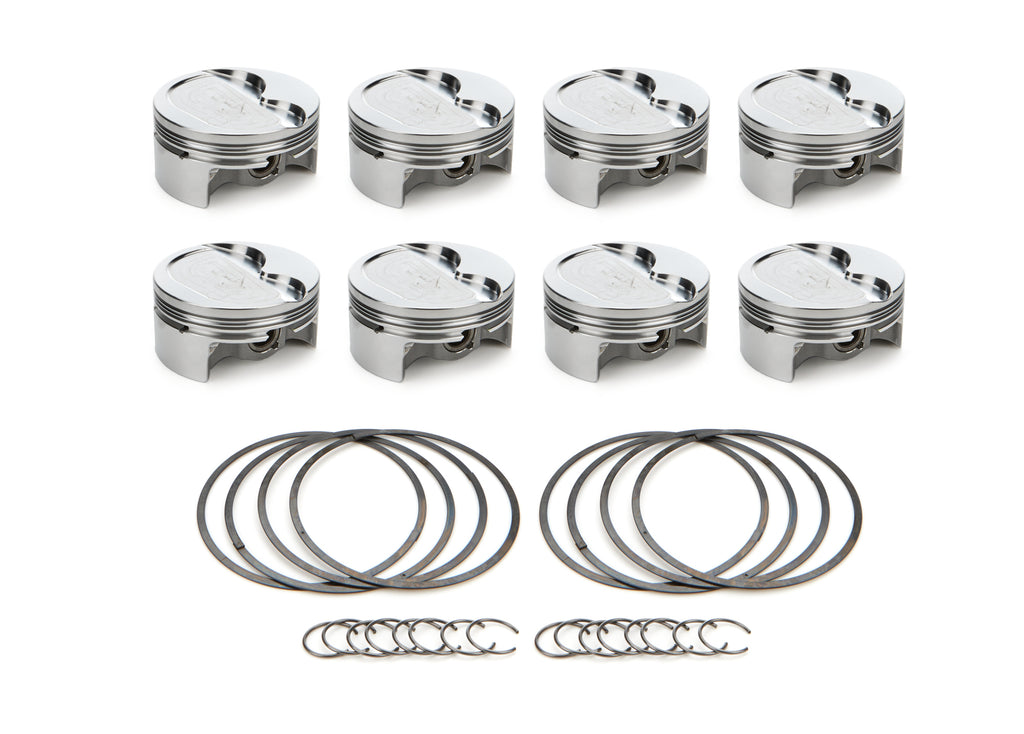 RACE TEC PISTONS 1000627 - GM LS Dished Piston Set 4.010 Bore -10cc image
