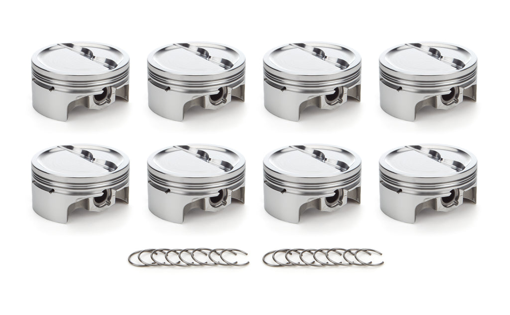 RACE TEC PISTONS 1000650 - SBC Dished Piston Set 4.030 Bore  -18.9cc image