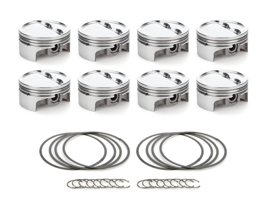 RACE TEC PISTONS 1000652 - SBC Dished Piston Set 4.040 Bore  -19.4cc image