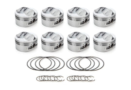 RACE TEC PISTONS 1001330 - SBF Dome Piston Set 4.030 Bore +12cc image
