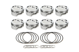 RACE TEC PISTONS 1001655 - SBC Dished Piston Set 4.155 Bore -  23.9cc image